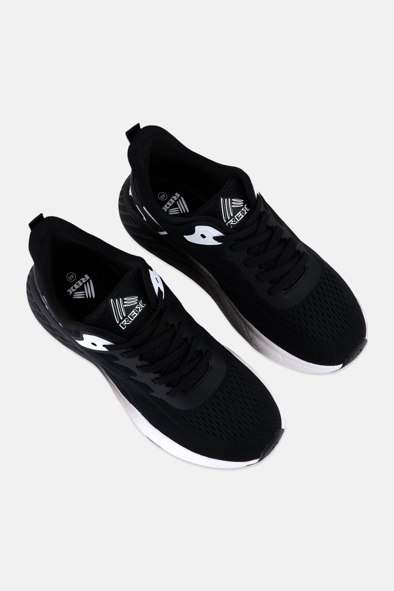 RBX Men Lace Up Outdoor Shoes, Black - Image 4