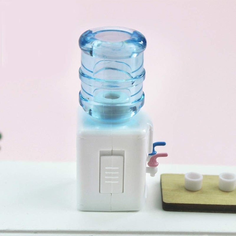 comfrt 2 Sets Dollhouse Water Dispenser Plastic Miniature Water Dispenser Mini Household Water Cooler Toy Dollhouse Furniture Accessory Decoration - Image 5