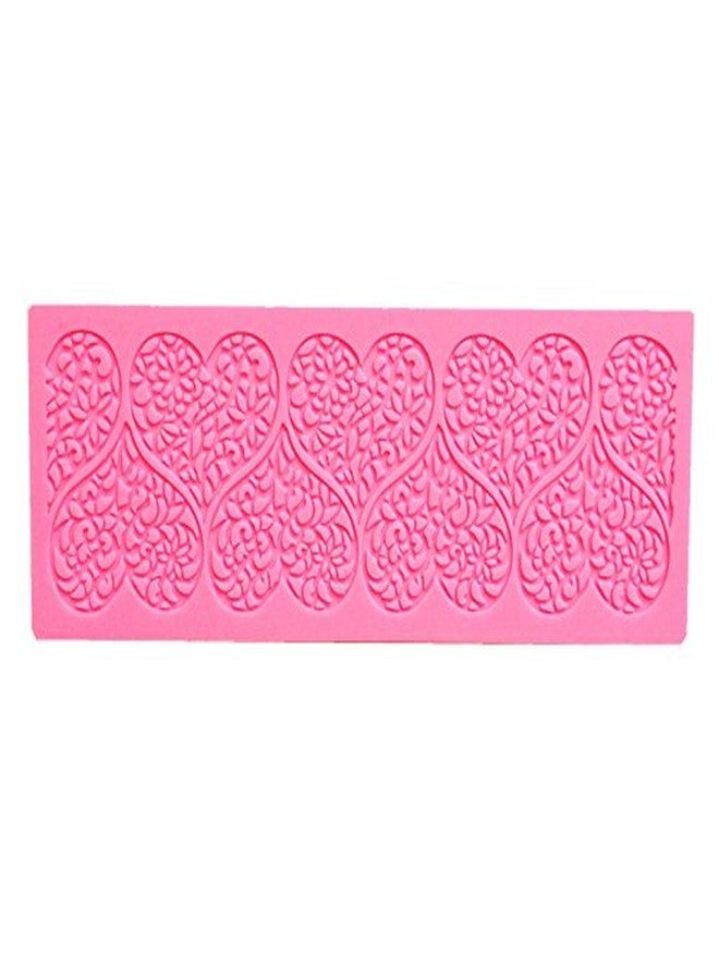 Futaba Silicone Heart Flower lace Mat Mold - Image 1