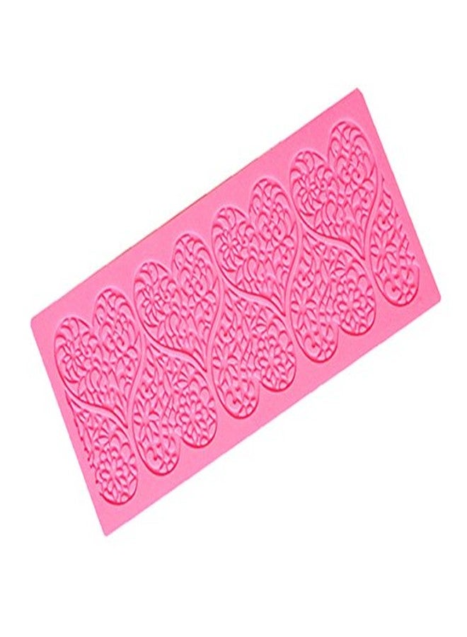 Futaba Silicone Heart Flower lace Mat Mold - Image 3