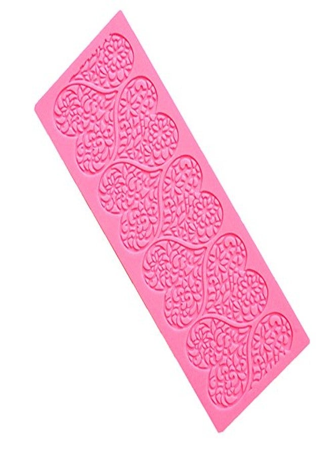 Futaba Silicone Heart Flower lace Mat Mold - Image 4