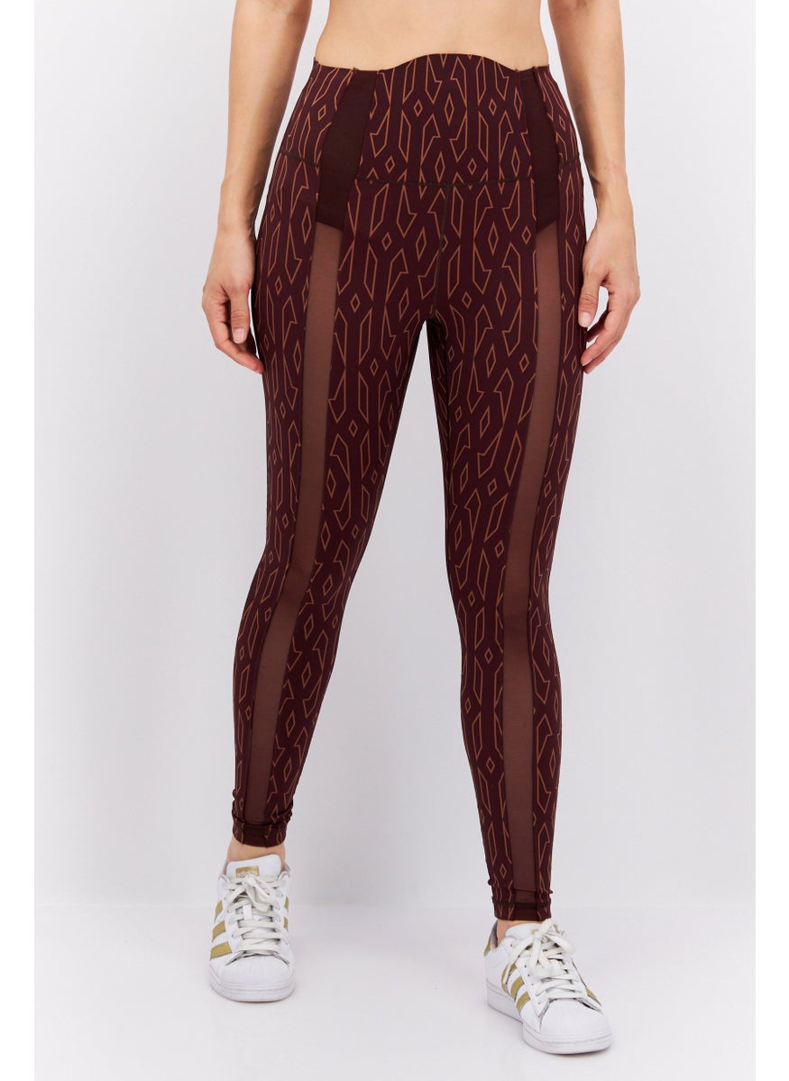 Adidas Adidas x Ivy Park Women Sport Fit Training Leggings, Brown  - Image 1