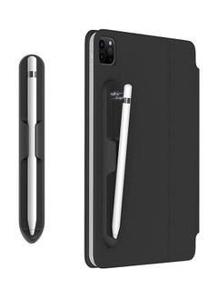 Generic iPencil Holder Sticker for Apple Pencil 1st/2nd Generation Strong Adhesive Silicone Holder Sticker [Magnetic Attach Design] Accessories Capacitive pen holder Anti Drop Loss for iPad Stylus Pens Black  - Image 1