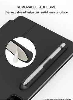 Generic iPencil Holder Sticker for Apple Pencil 1st/2nd Generation Strong Adhesive Silicone Holder Sticker [Magnetic Attach Design] Accessories Capacitive pen holder Anti Drop Loss for iPad Stylus Pens Black  - Image 2