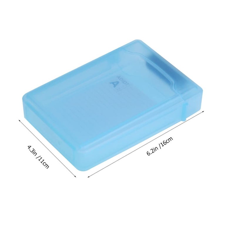 5 Pack Anti Static Hard Drive Case Portable Storage Box Mixed Colors Easy Identification - Image 3