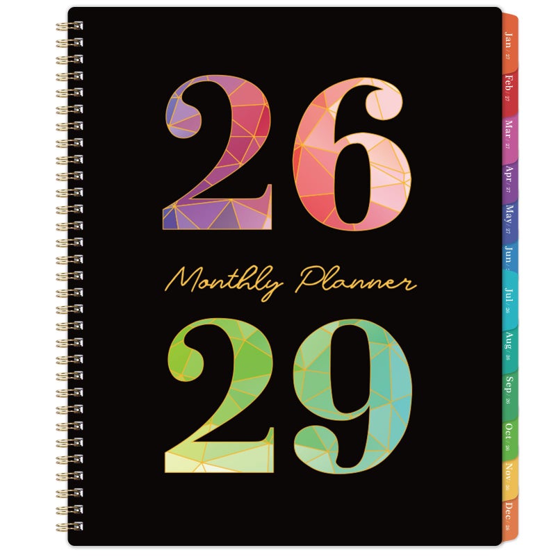 Coboll 2026-2029 Monthly Planner - 3 Year Monthly Planner 2026-2029, July 2026 - June 2029, 36 Months Calendar with Colorful Tabs & Inner Pocket, 9" x 11" - Image 1