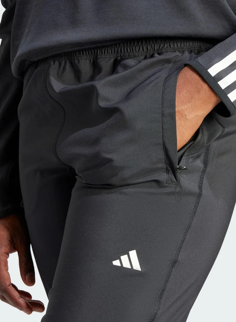 Adidas grey Own The Run Pants for Women | Best Price UAE