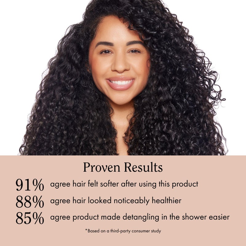 Rizos Curls بلسم عميق للسفر من ريزوس كيرلز، يقوي ويرطب الشعر مع التحكم في التجاعيد، يضيف نعومة وسهولة في التصفيف مع زيت جوز الهند، زيت عباد الشمس وزبدة الشيا، 2.5 أونصة - Image 4
