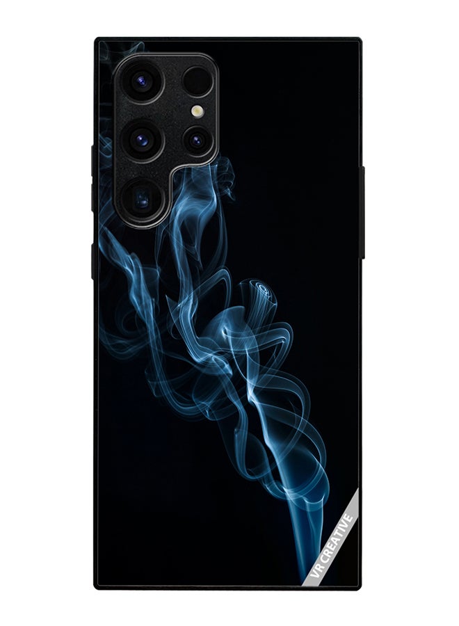 VR CREATIVE Protective Case Cover For Samsung Galaxy S25 Ultra Blue Layers Design Multicolour