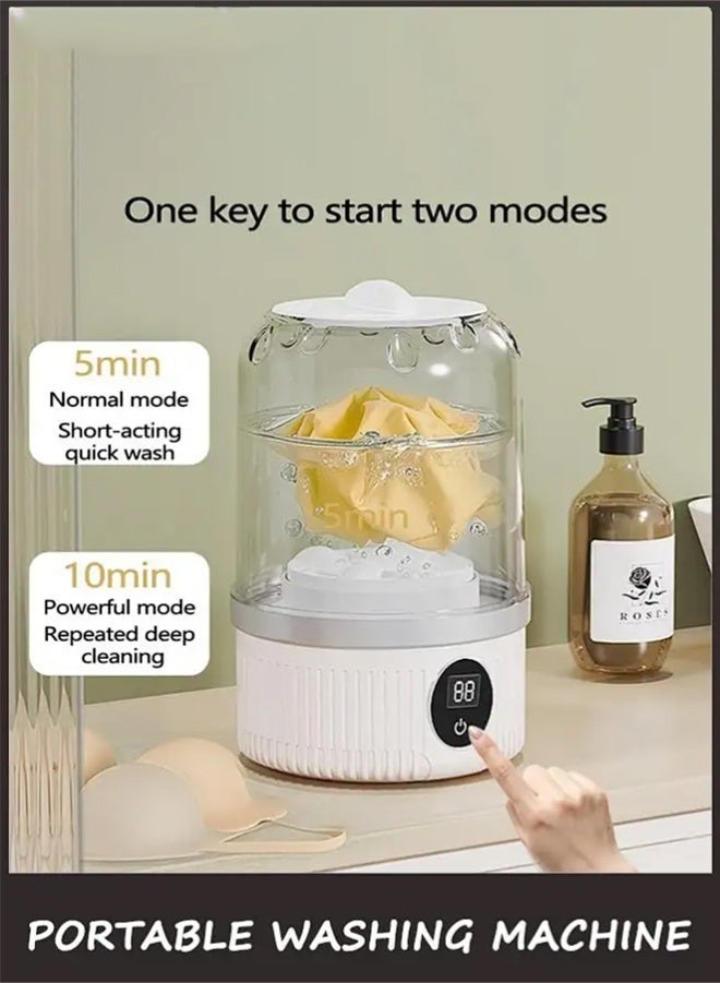 APEX 1L Portable Underwear Washer, 2025 Upgraded Mini Washing Machine | Cordless & Rechargeable Laundry Cup for Bra, Underwear, Socks Compact Travel-Friendly Washer - Image 5