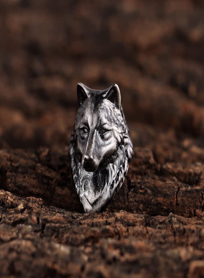 هاوسن دبابيس مينا مبتكرة من هاوسون لتزيين الملابس وحقائب الظهر، هدية، دبوس زينة مرح للسترة للمراهقين من الجنسين، بروش معدني على شكل رأس ذئب - Image 5