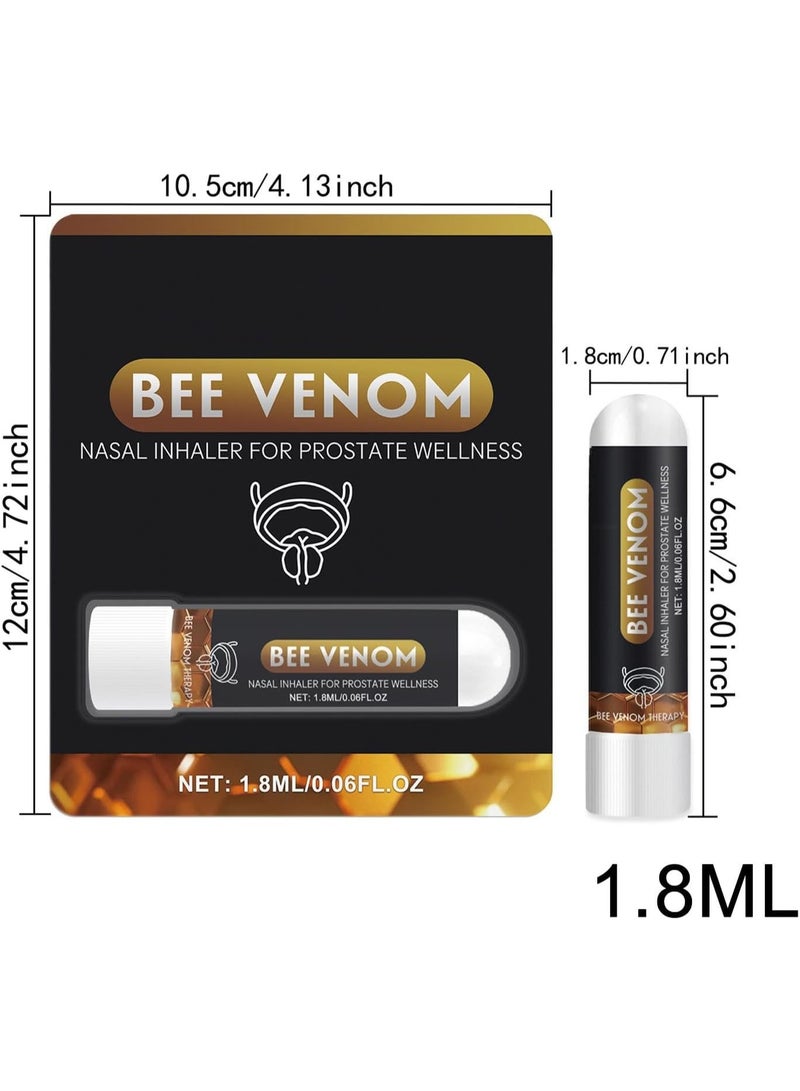 ximonth Herbal Bee Venom Nasal Inhaler – Men’s Wellness Support for Prostate Care, Natural Aromatic Formula, Easy Inhalation, Refreshing Botanical Scent, Compact Design for Daily Lifestyle Use - Image 4