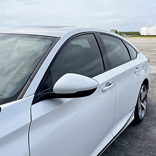 SlickMod Chrome Delete Blackout Vinyl Overlay for 2018-2022 Honda Accord Sedan Window Trim (Gloss Black) - Image 4