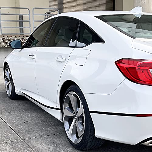 SlickMod Chrome Delete Blackout Vinyl Overlay for 2018-2022 Honda Accord Sedan Window Trim (Gloss Black) - Image 5