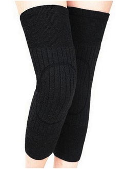 Black Unisex Winter Warm Thicken Cashmere Wool Knee Brace Support Pads Leg Warmers Thin Knee Sleeves for Men and Women Sports and Daily Wear (Black) - pzsku/Z6A73601F1FD9621A9A44Z/45/_/1731057212/2cde03fa-3a45-481f-b982-ee822f8e85ec