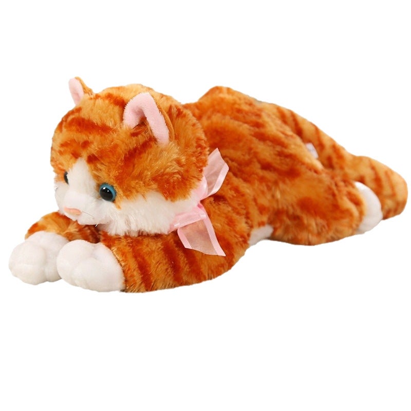 Simulation Cat Plush Toy, Stuffed Cat for Sleeping Companion - Image 5