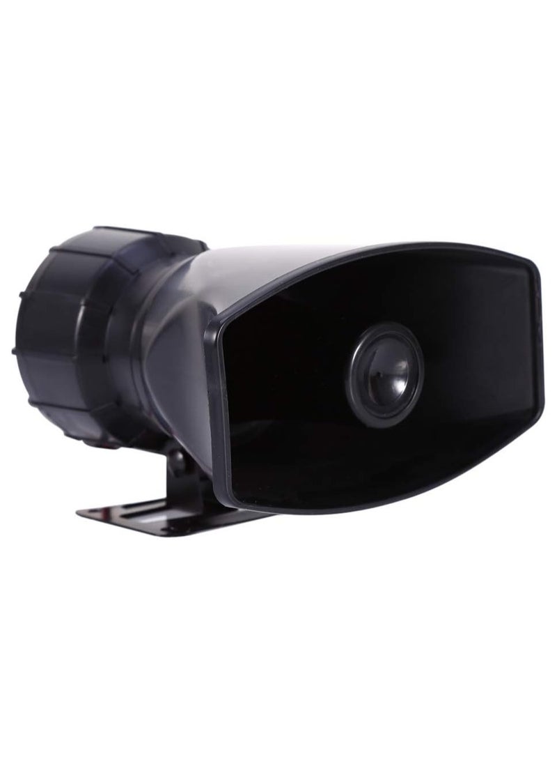 Generic - Sound Warning Megaphone For Car, Megaphone for Van, Car Siren Megaphone, 5 Sounds Tone Megaphone Loud Air Horn Siren Speaker, for Car Van Truck, 300Db - Image 1