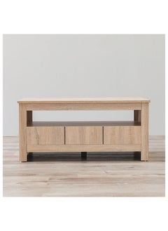DANUBE HOME Anton 1 Drawer Coffee Table Multifunctional Living Room Desk Space Saving Center Table Modern Design Furniture For Home Living Room L 90 x W 45.2 x H 41.5 cm Sonoma Oak  - Image 4