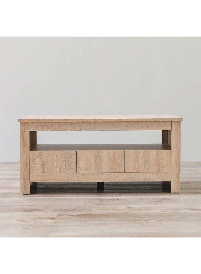 DANUBE HOME Anton 1 Drawer Coffee Table-Sonoma Oak - Image 3