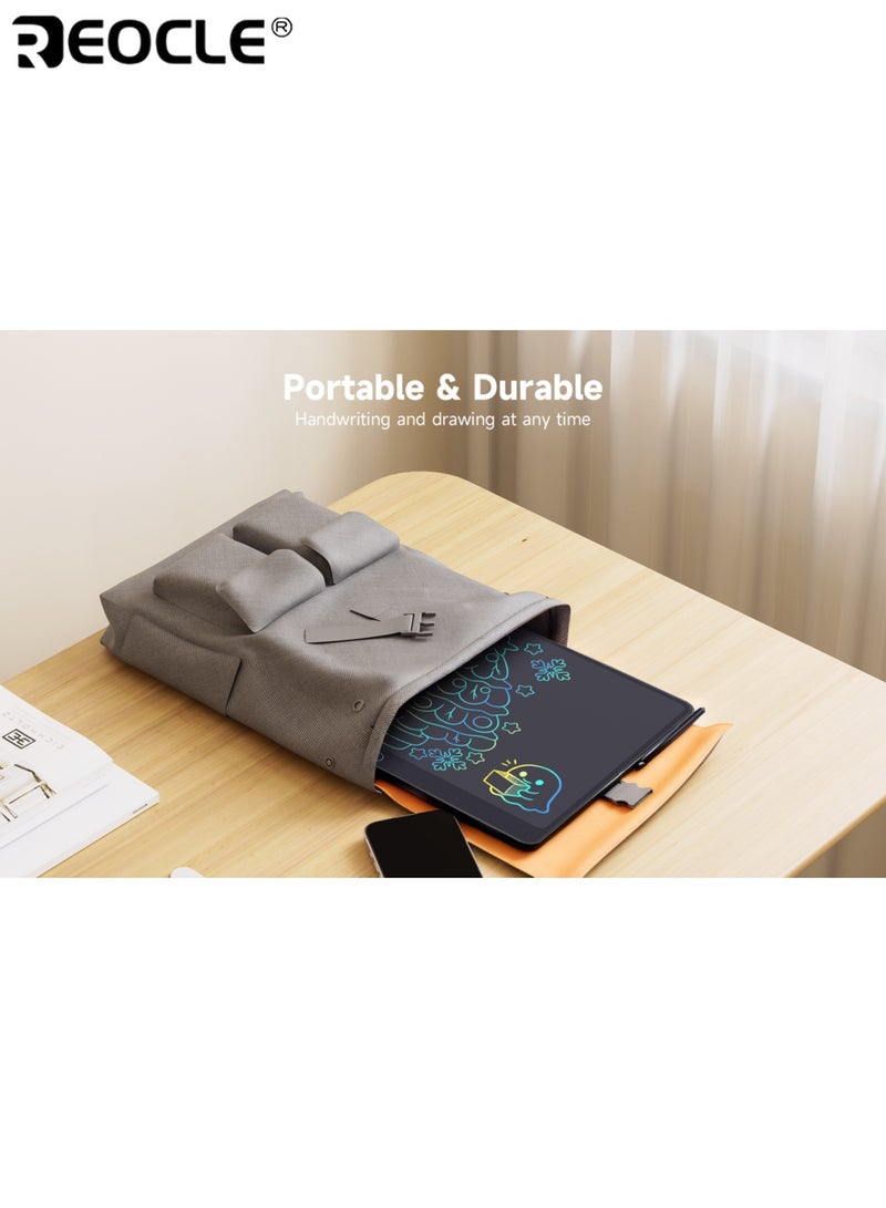 REOCLE Kid's Magnetic Drawing Board with One-Button Erase and Writing Practice Design Kids Doodle Toy with Magnetic Pen for Children Educational Play - Image 5