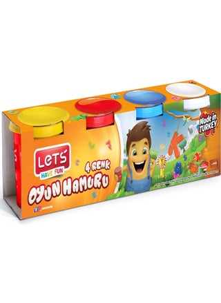 Lets L-8440 Play Dough Normal 4 Colors 460 Gr. - pzsku/Z6A73A1EB3968F73A1734Z/45/_/1729217669/2b9e6a6a-1615-4c03-ada8-203ccd885b53