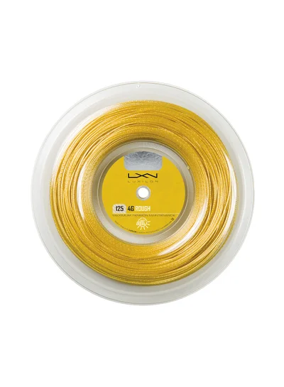 Wilson 4G Rough Tennis Racket String - 200m Reel, String Gauge 17 (1.25mm)