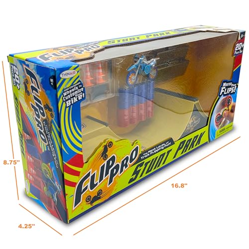 Playful Minds Flip Pro Stunt Park Ramp Set Exclusive Limited Edition Bike Customizable Parts 4 Ramps 16Piece Kit for Ultimate Stunt Action Includes Tools Extra Wheels Barrels Cones Ages 5 - Image 5