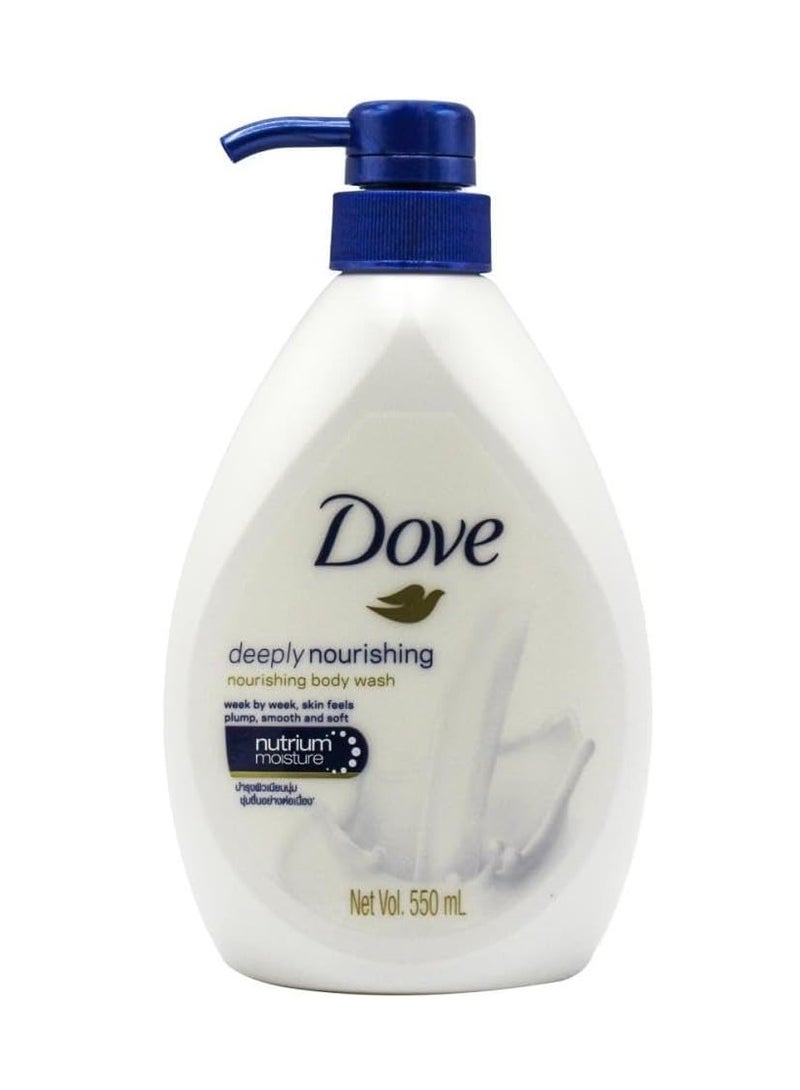 غسول الجسم المغذي بعمق، 550 مل