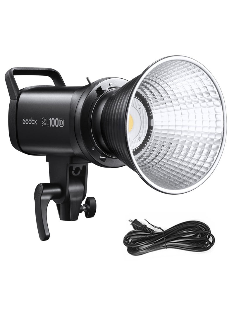 Godox ضوء فيديو LED مدمج SL100D للإضاءة الفوتوغرافية 100 واط 5600 ك Built-in 8 FX تأثيرات إضاءة CRI96+ TLCI97+ قاعدة Bowens تدعم التحكم عبر التطبيق/2.4G لاسلكي/تحكم على اللوحة - Image 1