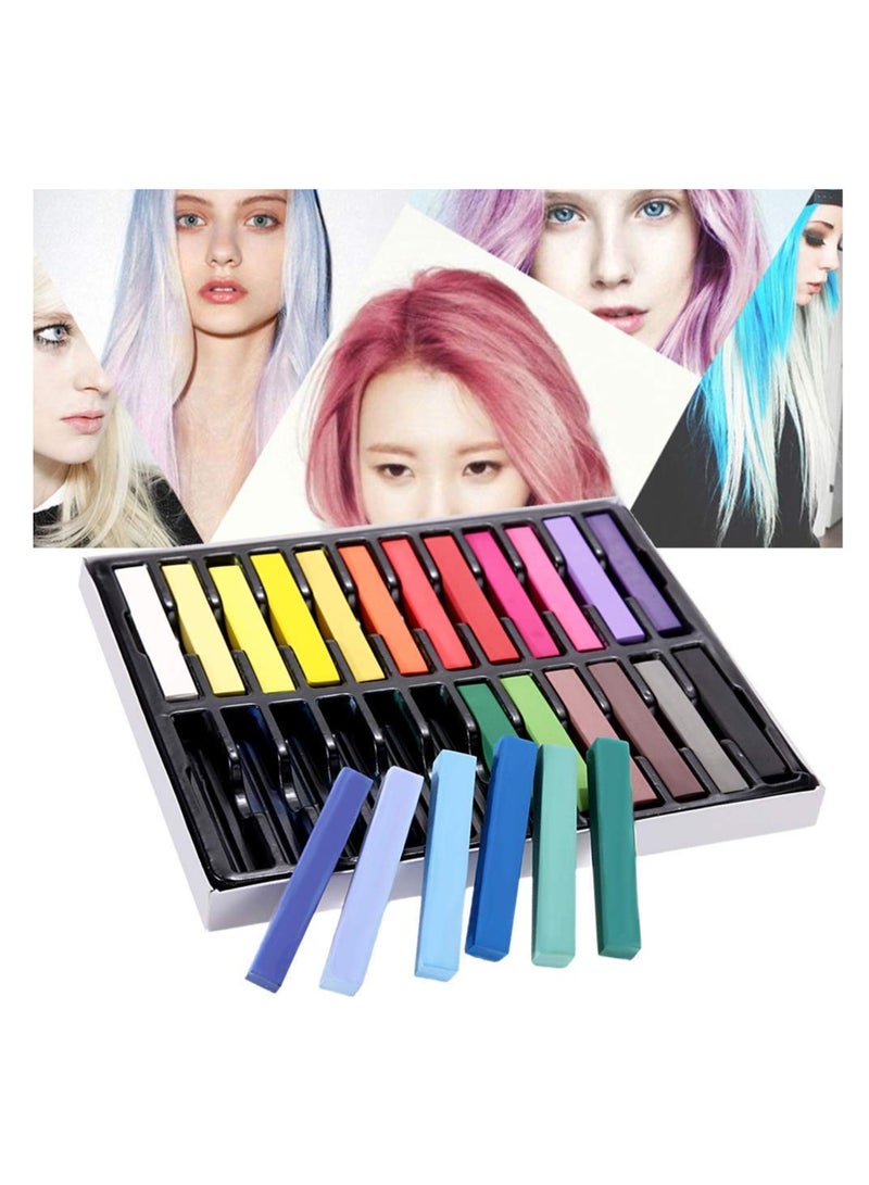 دايتويز مجموعة طباشير الشعر للأطفال والحيوانات الأليفة، صبغة شعر مؤقتة للكلاب، 24 لونًا، فن صبغ الشعر قابل للغسل، أفضل هدية للحفلات، وأعياد الميلاد، والعام الجديد، ومكياج الحفلات التنكرية - Image 3