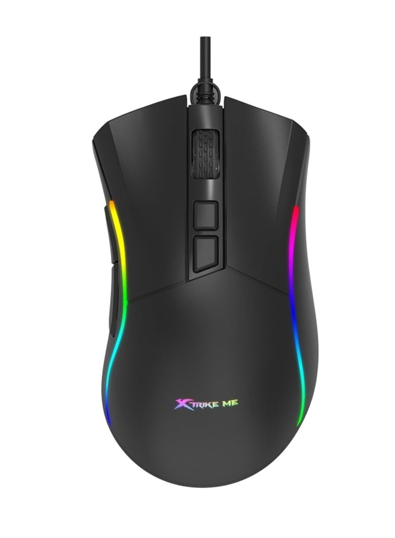 XTRIKE ME GM-226 Wired Gaming Mouse With Seven Programmable Buttons - Image 3