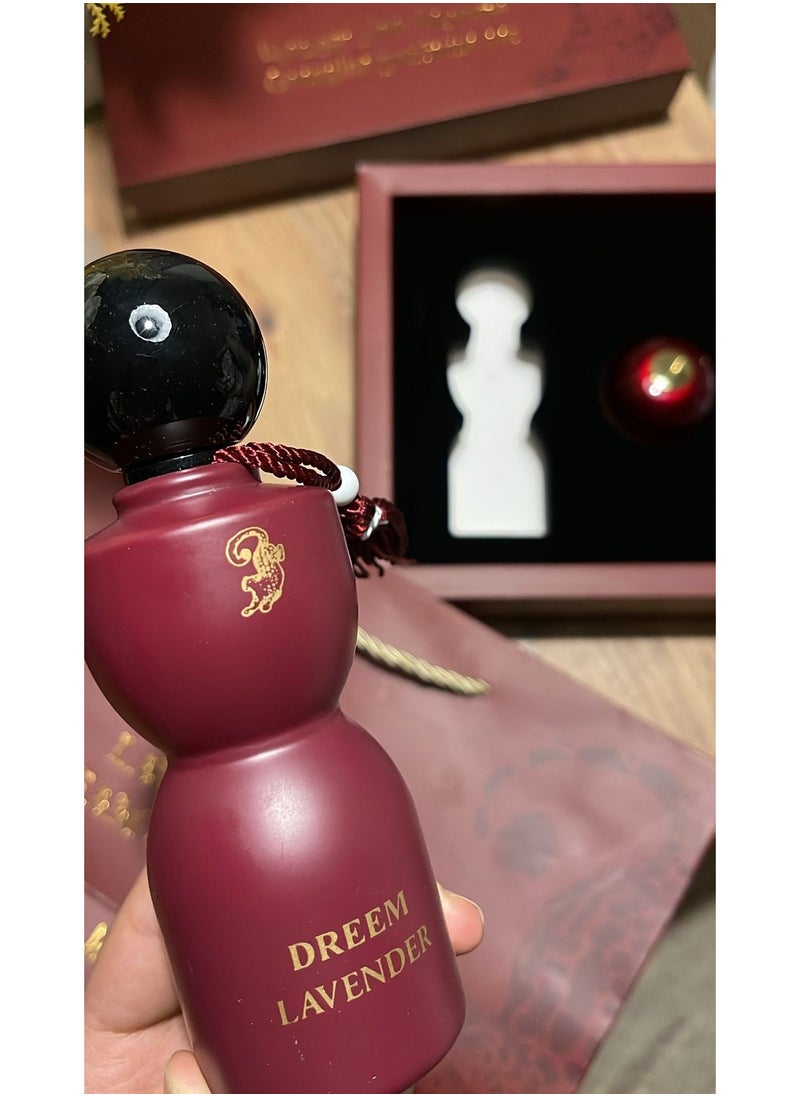 لافندر مجموعة عطر جورجينا قطعتين كل قطعة 75 مل + مخمرية  - Image 3