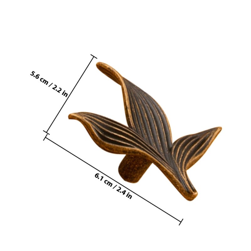 Antique Copper Zinc Alloy Cabinet Knob Single Hole For Kitchen Bathroom Closet - Image 3