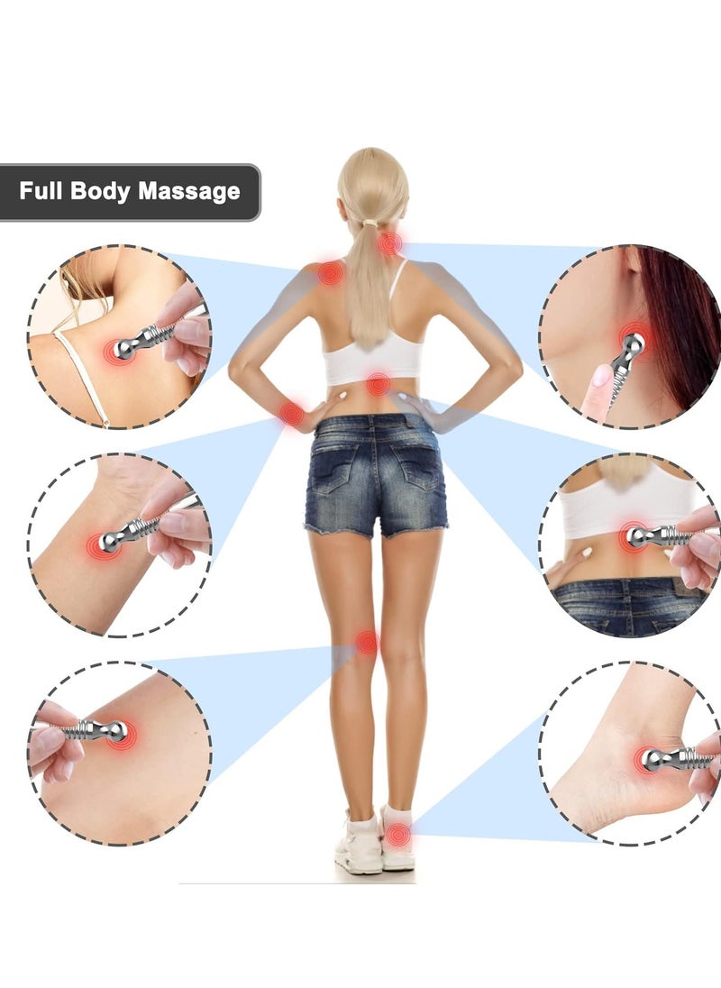 Bukela Acupuncture Pen, Stainless Steel Deep Tissue Massage Tool Manual Acupuncture Massage Pen Manual Acupuncture Pen for Full Body Meridian Pain Relief  - Image 5