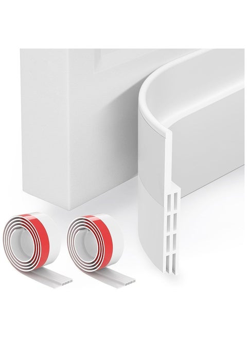 2 Pack Under Door Draft Stopper, Weather Stripping Door Seal, Bottom of Door Sweep, Garage Window Blocker, Noise & Dust Insulation, Draft Guard for Home Essentials, Energy Saving and Noise Reduction