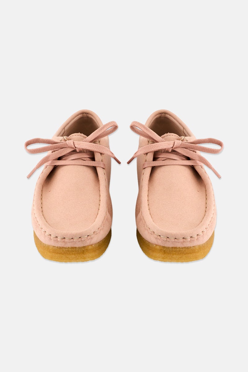 clarks Women Standard Wallabee Lace Up Casual Shoes, Blush Pink - Image 4
