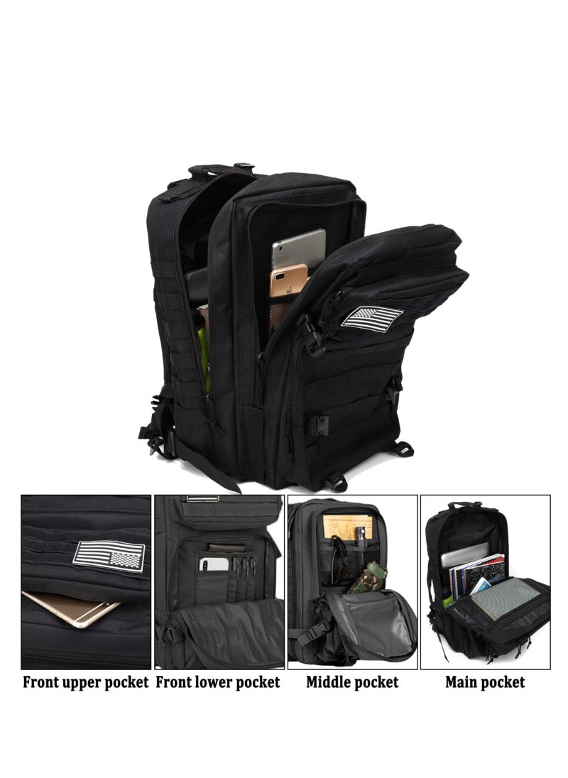 Generic 45L Tactical Backpack 3 Day Assault Survival Molle Pack Bug Out Bag Fishing Outdoor Mountaineering Hiking Camping Multi-Function Backpack Rucksack  - Image 4