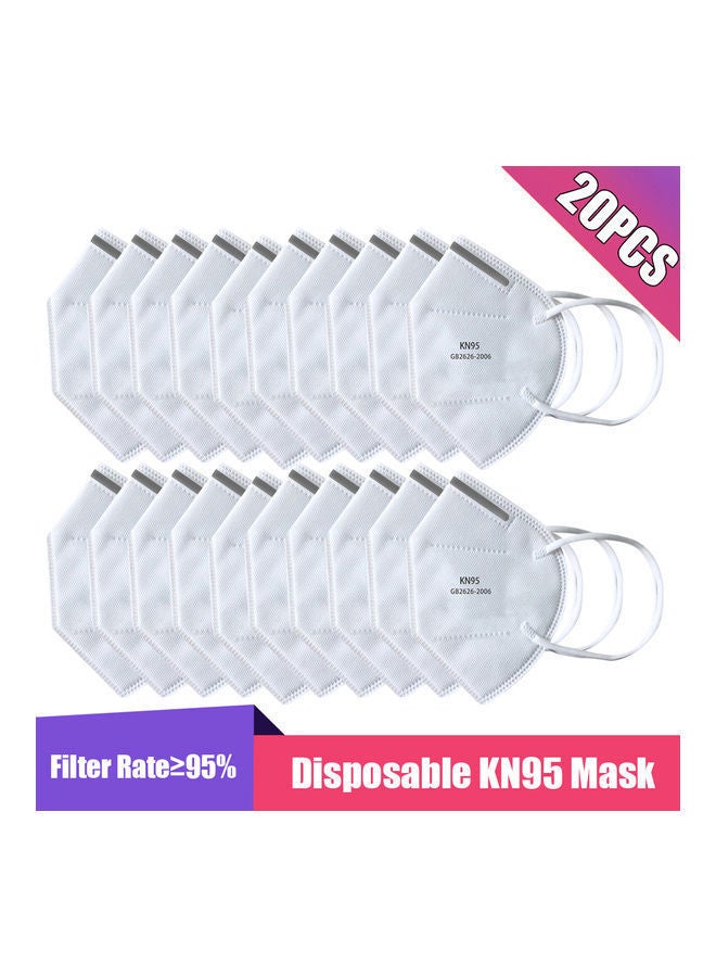NIBEMINENT 20-Piece KN95 Disposable Face Mask - Image 1
