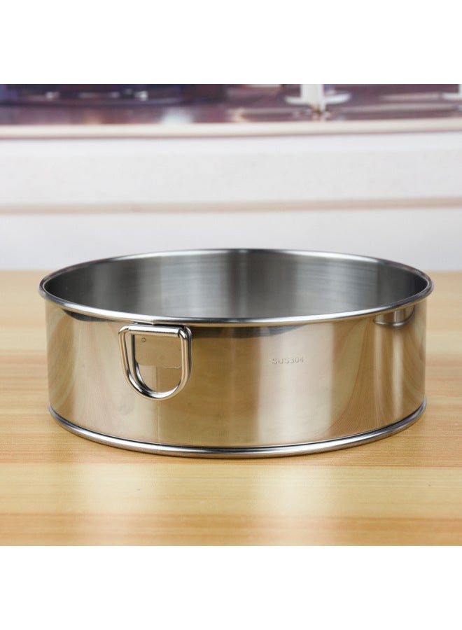 304 201 Stainless Steel Fine Mesh Flour Sieve Sugar Frosting Filter Net Handheld Sieve Baking Tool Durable Kitchen Utensil-Specifications:25cm Non-magnetic Flour Sieve 60 Mesh 304 With Ring  - Image 3
