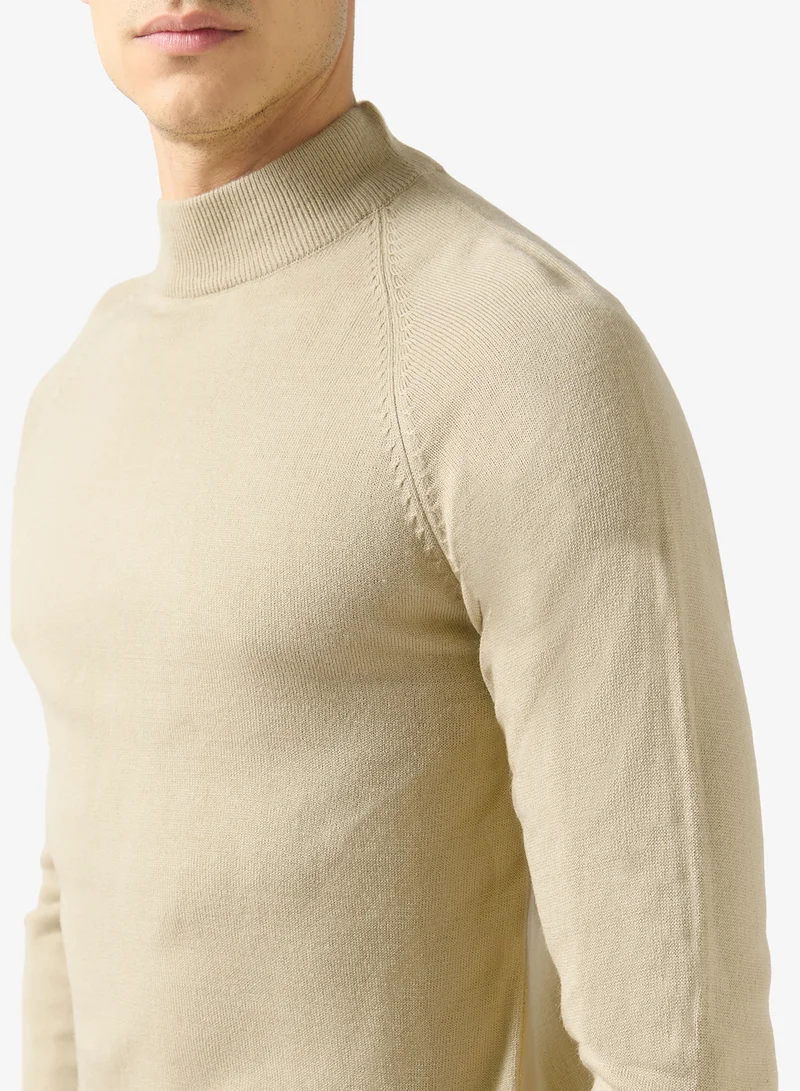 Robert Wood  Casual Turtle Neck Pullover Sweater for Men | Best Price UAE