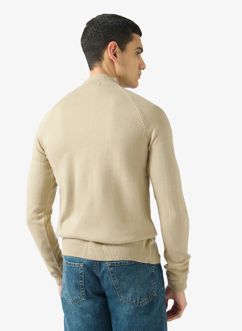 Robert Wood  Casual Turtle Neck Pullover Sweater for Men | Best Price UAE
