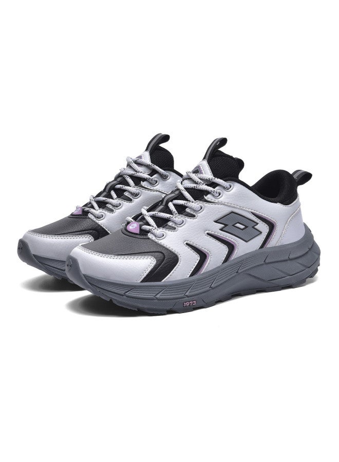 LOTTO Women's Outdoor Sports Shoes Summer New Leather Water-resistant Thick Sole Cushioned Wear-resistant Grip Hiking Shoes For Women - Image 4