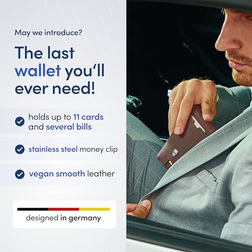 TRAVANDO Mens Wallet with Money Clip AUSTIN RFID Blocking Bifold Credit Card Holder for Men with Gift Box - Image 2