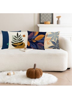 FASHION HOME Set of 4 Cushion Covers Decorative Throw Pillow cases for Living Room Garden Outdoor Décor  - Image 2