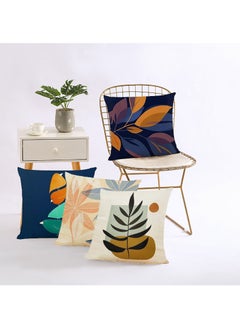 FASHION HOME Set of 4 Cushion Covers Decorative Throw Pillow cases for Living Room Garden Outdoor Décor  - Image 3