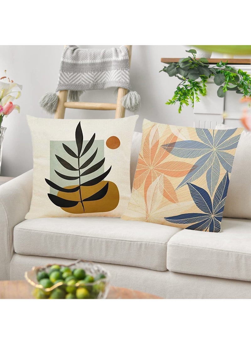 FASHION HOME Set of 4 Cushion Covers Decorative Throw Pillow cases for Living Room Garden Outdoor Décor  - Image 4