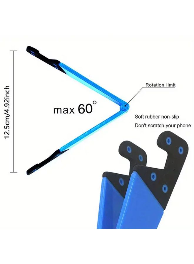 4Pcs Red Universal Foldable Smartphone Tablet Stand Holder For Travel Home Use - Image 5