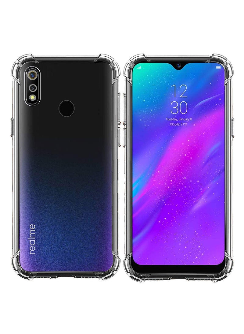 Transparent shockproof cover compatible with Oppo Realme 3 - Image 1