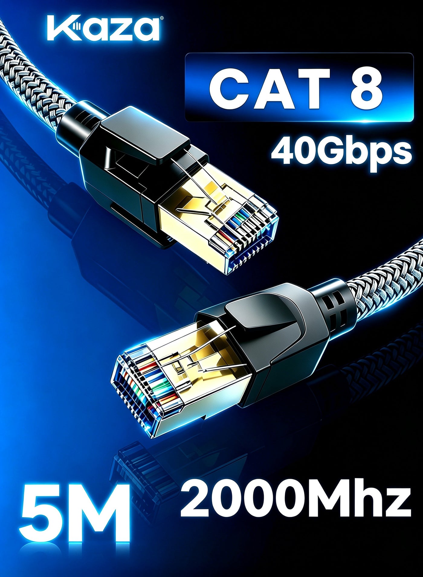Kaza Kaza Cat 8 Ethernet Cable 5m
