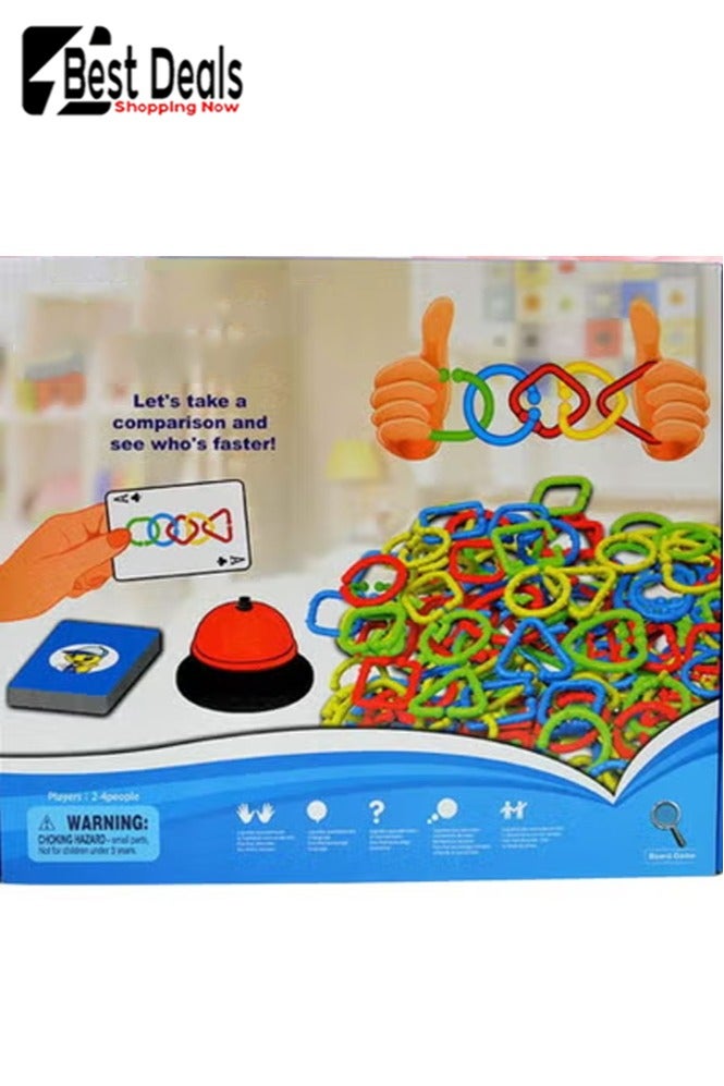 Best Deals 1 Pack Of 72 Assembled Ring Toys, Which Can Be Assembled At Will According To Demand, Educational Kid For Toys  - Image 1